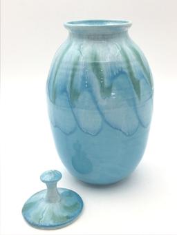 Dryden Pottery Hot Springs, AR Blue Art