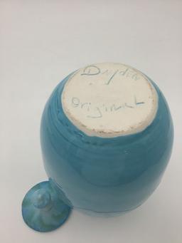 Dryden Pottery Hot Springs, AR Blue Art