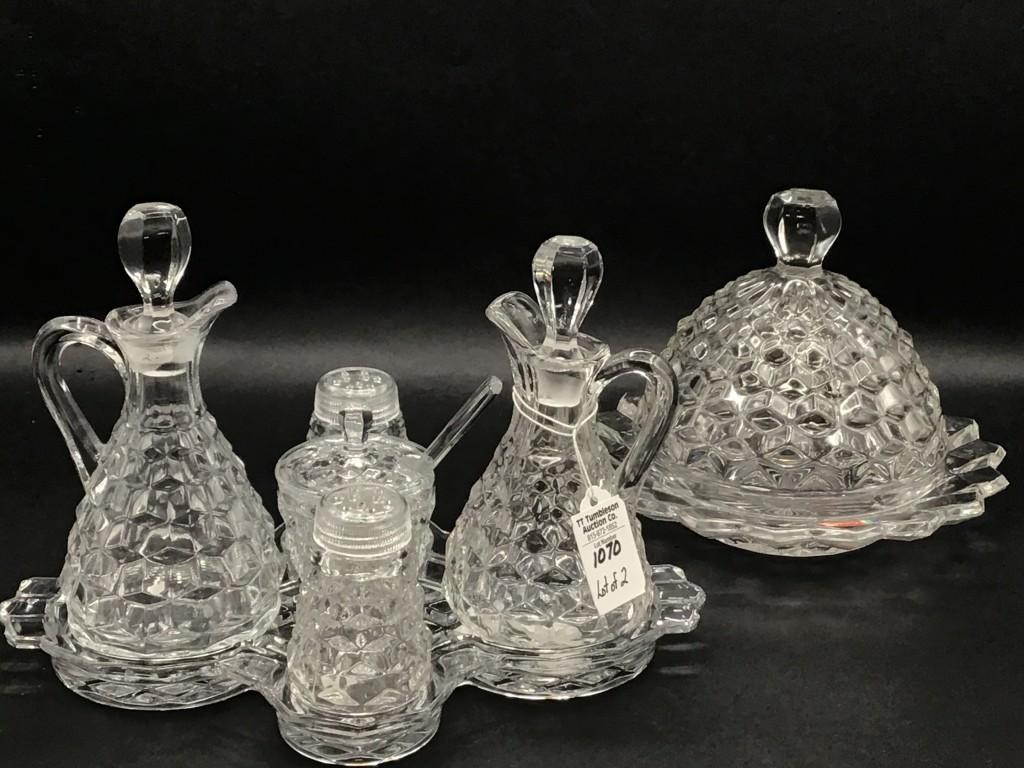 Lot of 2 American Fostoria Pieces Including