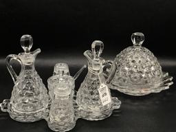 Lot of 2 American Fostoria Pieces Including