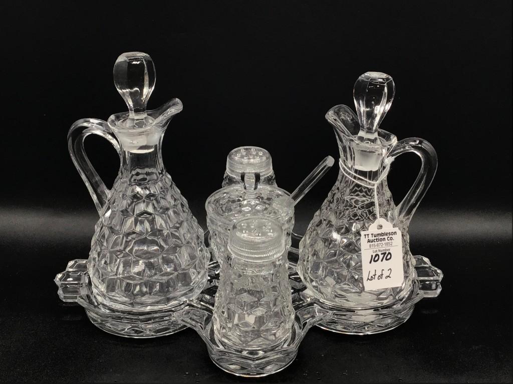 Lot of 2 American Fostoria Pieces Including