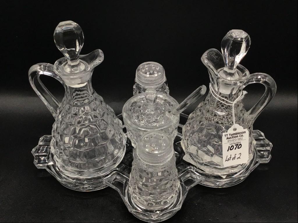 Lot of 2 American Fostoria Pieces Including