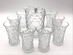 9 Piece American Fostoria Set Including