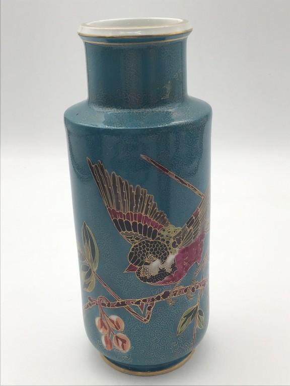 Lot of 2 Floral Decorated Oriental Pieces