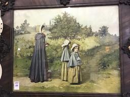 Antique Framed Sabbath Mourn Print
