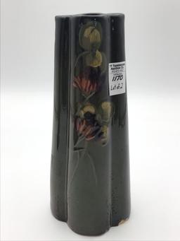 Lot of 2-Floral Decorated Weller Pottery Vases