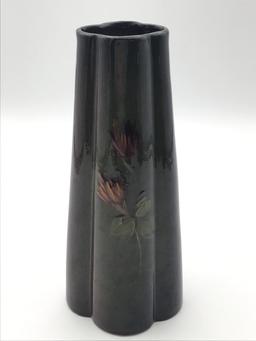 Lot of 2-Floral Decorated Weller Pottery Vases