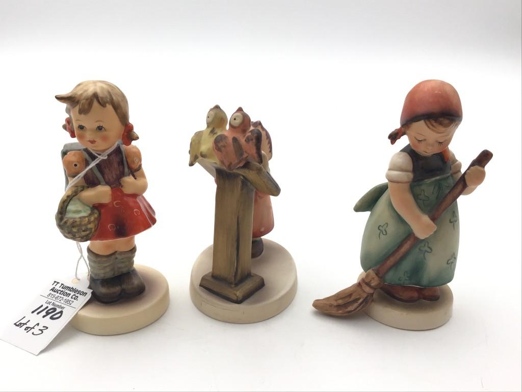 Lot of 3 Goebel Hummel Germany Figurines
