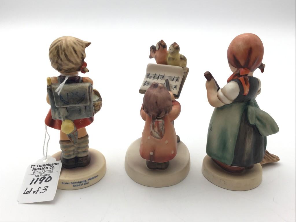 Lot of 3 Goebel Hummel Germany Figurines
