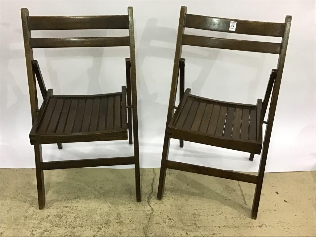 Lot of 3 Including 2-Matching Vintage Slat