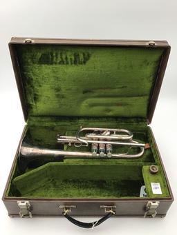 Getzen 300 Series Trumpet Marked Elkhorn, WIS