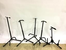 Group of Mostly Musical Instrument Stands, and Two