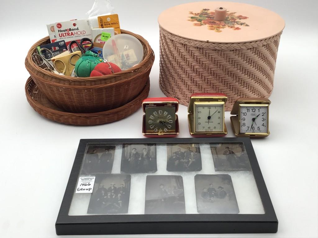 Group Including 7 Various Tin Types,