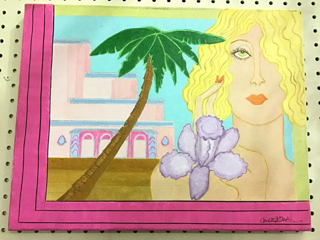 Lot of 2 Original Paintings by Carlotta Dodels