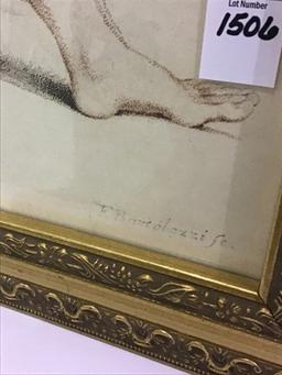 Framed Contemp, Print of Angels