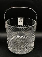 Signed Atlantis Glass Ice Bucket