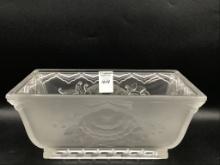 Signed Berlys Art Deco France Crystal