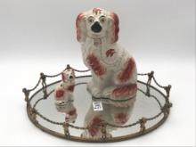 Lot of 3 Including Lg. 10 1/2 Inch Tall & Sm.