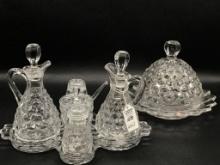 Lot of 2 American Fostoria Pieces Including