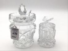 Lot of 2 Lead Crystal Pieces Including