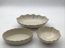 Lot of 3 Lenox Pieces Including Lg. & SM.  Oval
