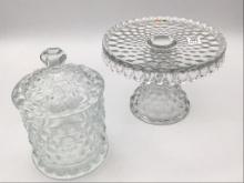 Lot of 2 American Fostoria PIeces Including