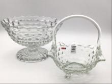 Lot of 2 American Fostoria Pieces Including