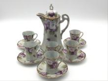 Nippon Floral Decorated Chocolate Set Including