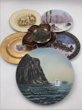 Lot of 7 Various Plates Including Lg. Villeroy