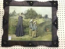 Antique Framed Sabbath Mourn Print