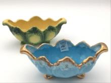 Lot of 2 Hull Pottery Sm. Planters (4 Inches