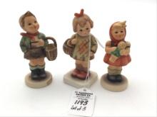 Lot of 3 Goebel Hummel Germany Figurines