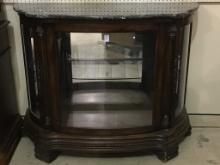 Contemp. Console Type Curio Cabinet