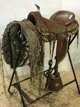 Western Saddle w/ Fly Net
