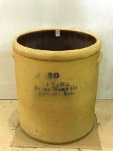 Lg. 20 Gal Salt Glaze Ottawa Stoneware Co