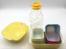 Group of Pyrex Including Yellow Square Casserole