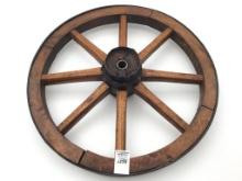 Sm. Primitive Wood Spoke Wheel
