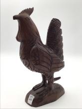 Carved Wood Chicken or Rooster