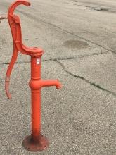 Orange Paint Pump w/ Handle (Handle is