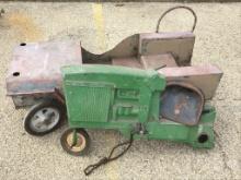 Child's Toy Car & JD Pedal Tractor