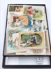 Lot of 16 Very Nice Adv. Trade Cards-Lion