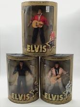 Lot of 3-NIB Elvis Collector Dolls Including