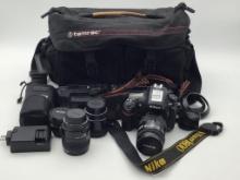 Nikon D-800 Digital Camera w/ Various Lenses,