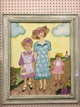 Original Framed Painting of Mother &