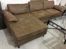 Dark Taupe Contemp. Sectional Sofa