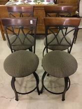 Set of 4 Matching Swivel Bar Stools