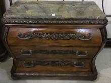 Contemp. Three Drawer Chest of Drawers w.