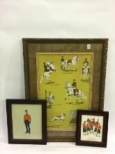 Lot of 3 Framed Prints Including The Spanish