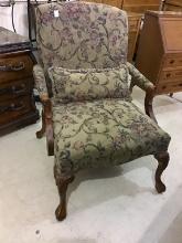 Floral Upholstered Chair (Pick Up Only)