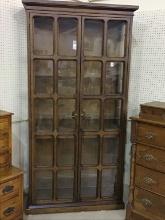 Lg. Two Door Cabinet w/ Glass Shelves